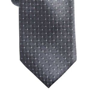 Ryan Seacrest Distinction Men's Pindot Tie Silver B4HP